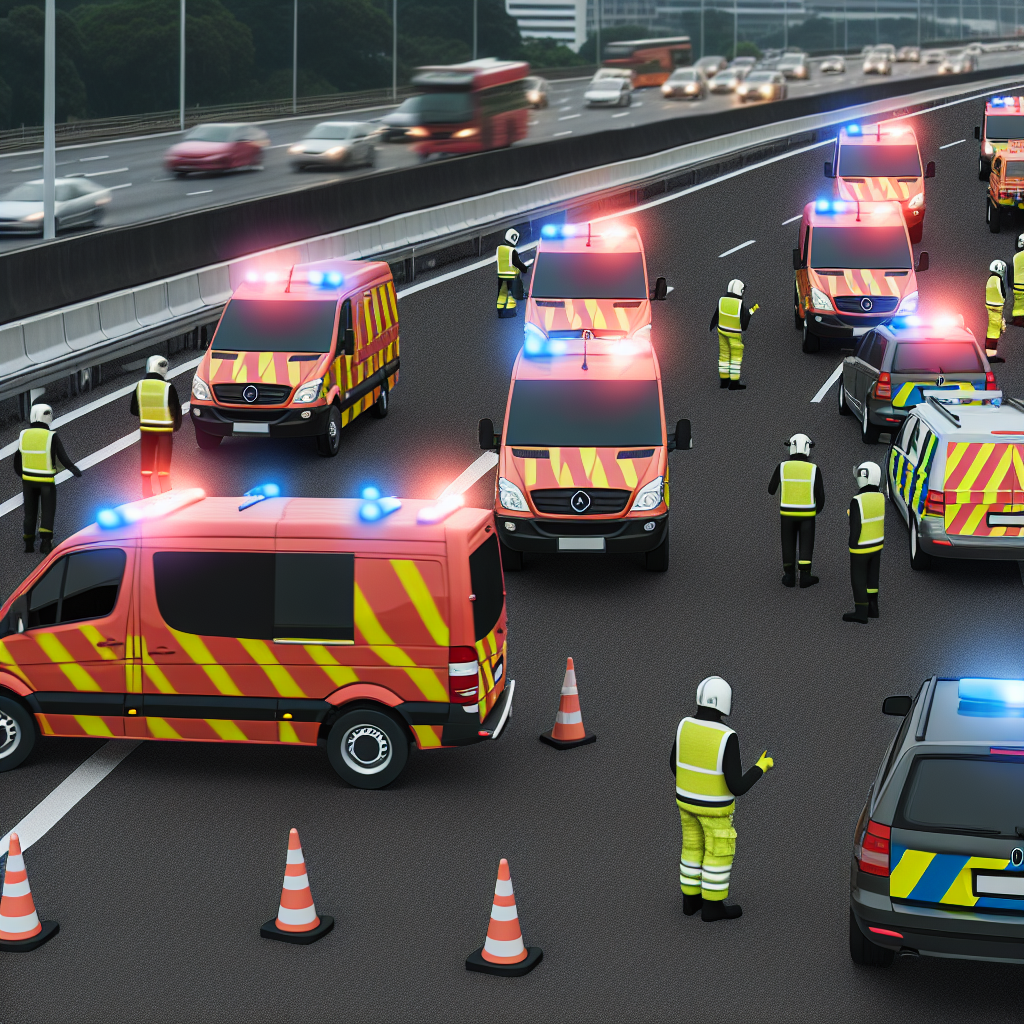 Fleet responding to an emergency