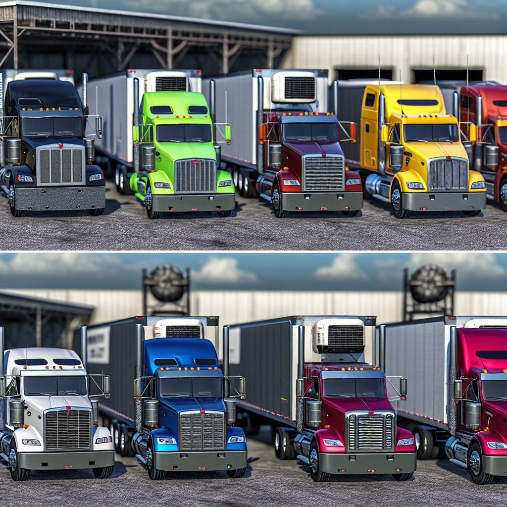 Variety of Heavy-Duty Trucks