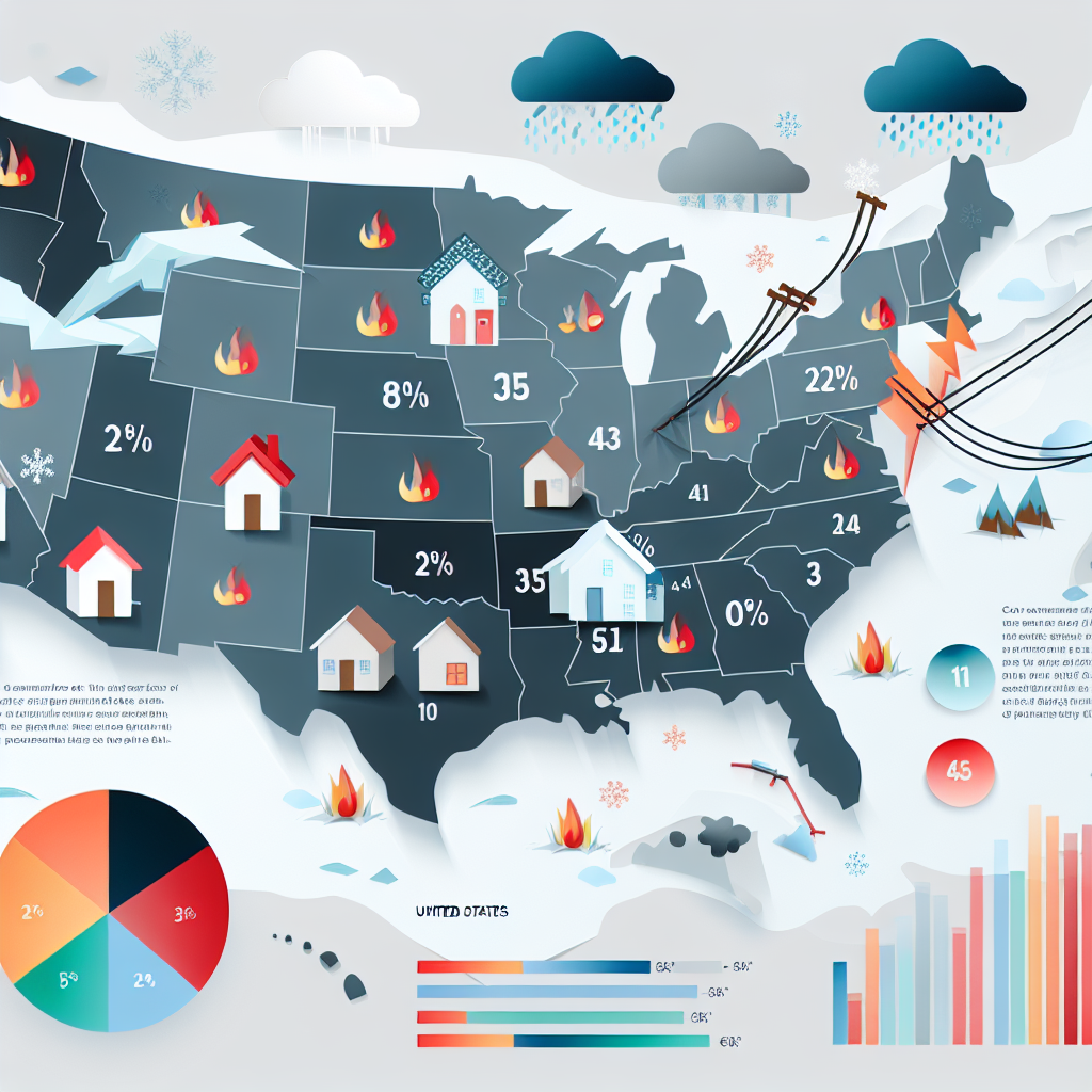 Power outage statistics during winter storms