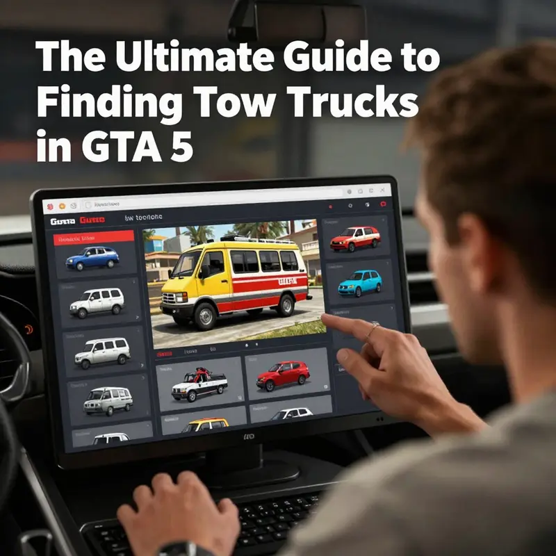 A Classic Tow Truck awaits outside Custom Motors in Paleto Bay, a prime location for finding this vehicle.