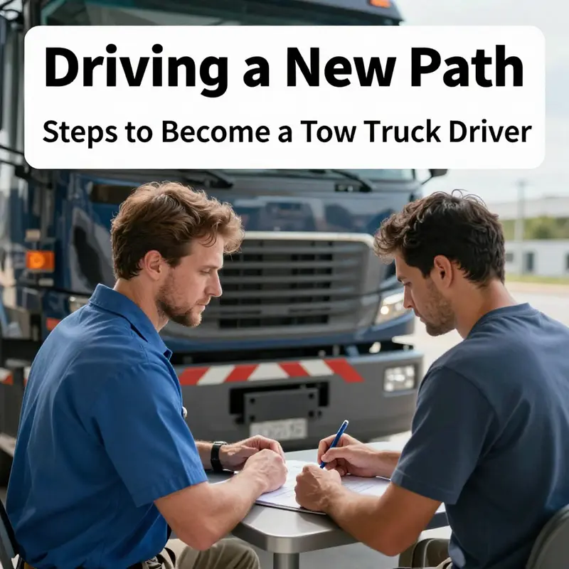 Understanding the critical age and license prerequisites for aspiring tow truck drivers.