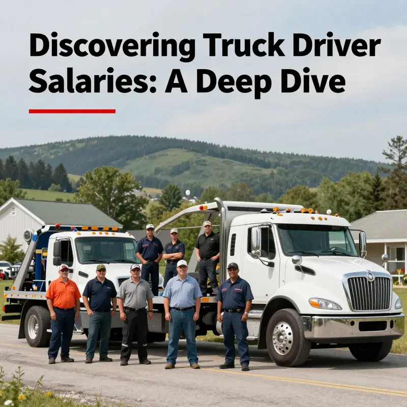 Tow truck drivers in Canada display their diverse roles and regional salaries.