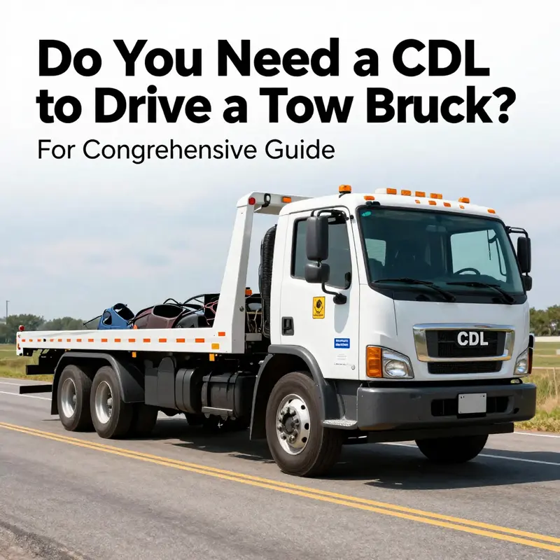 Exploring the basic CDL requirements crucial for operating tow trucks.