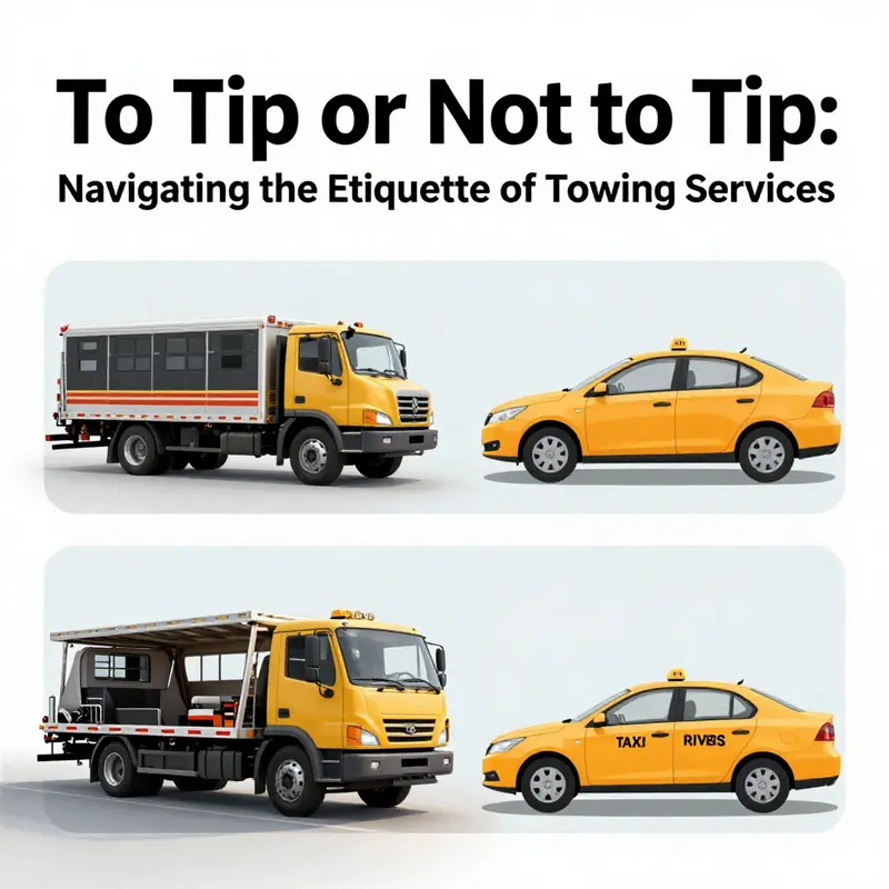 An overview of tipping practices across different service industries, focused on tow truck drivers.