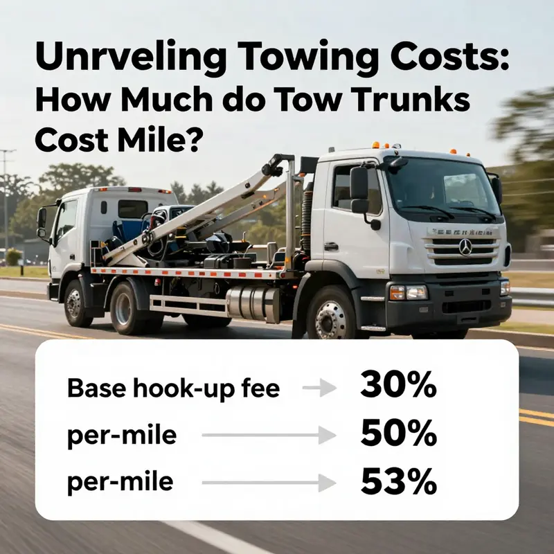 Infographic detailing standard tow truck pricing models.