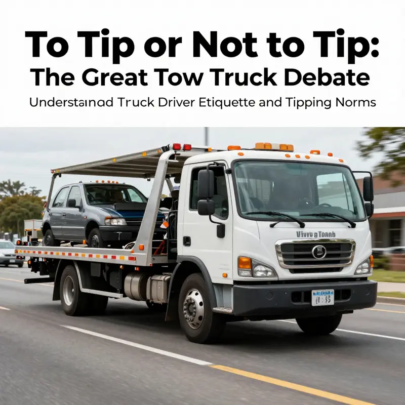 Tow truck assisting a stranded vehicle on a busy street, illustrating the role of towing in community support.