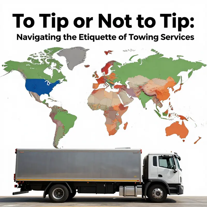 An overview of tipping practices across different service industries, focused on tow truck drivers.