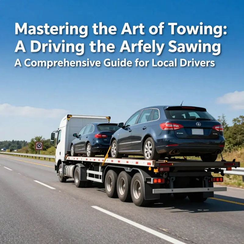 Inspection of vehicle safety before towing, ensuring all systems are functioning correctly.