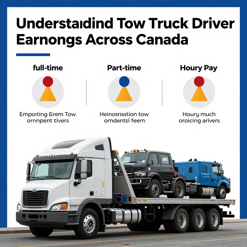 A detailed map showing the provincial variations in tow truck driver earnings across Canada.