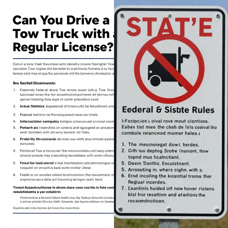 Understanding the intersection of federal and state towing regulations.