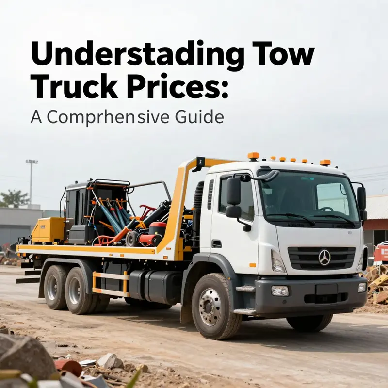 A light-duty tow truck designed for urban roadside assistance among smaller vehicles.