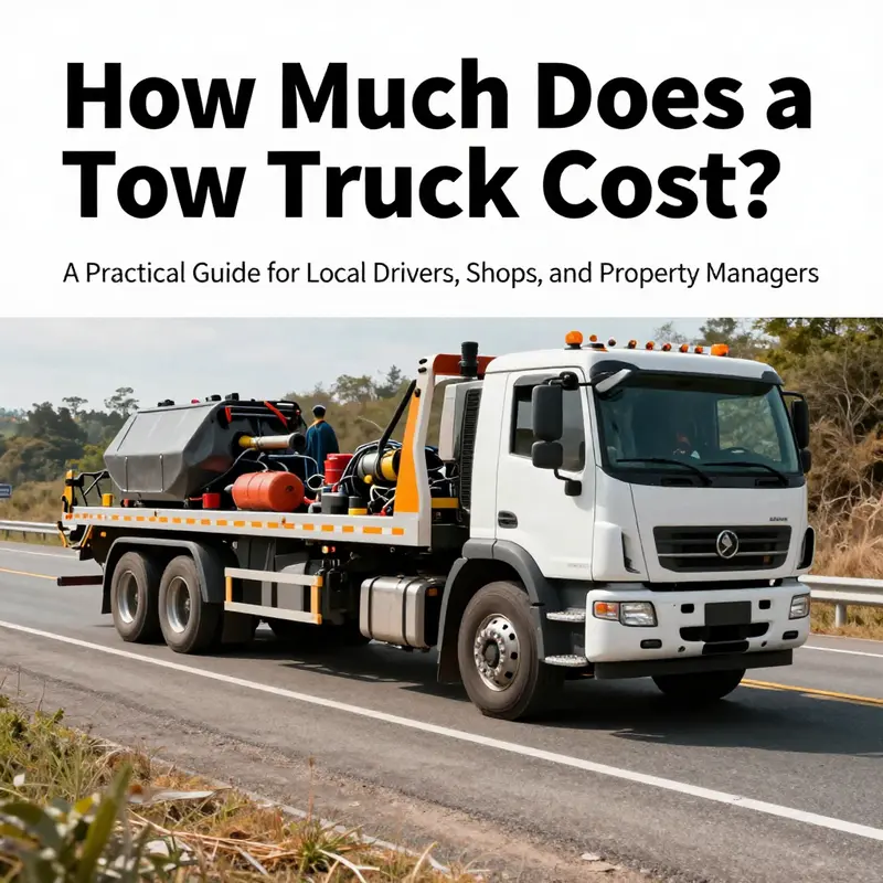 Overview of price drivers and total cost of ownership across tow truck types.