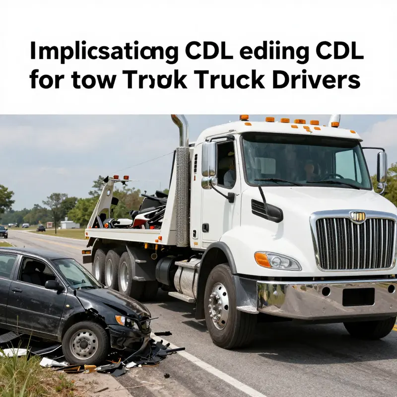 Understanding CDL requirements for operating different types of tow trucks.