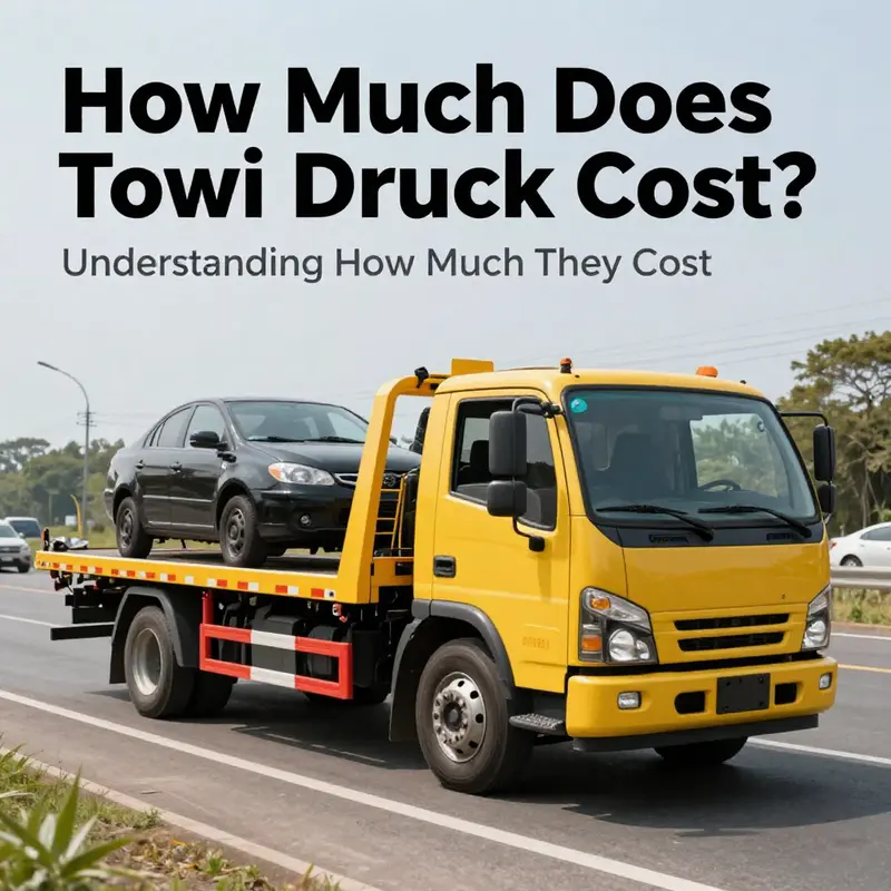 Light-duty wrecker truck ready for roadside assistance.