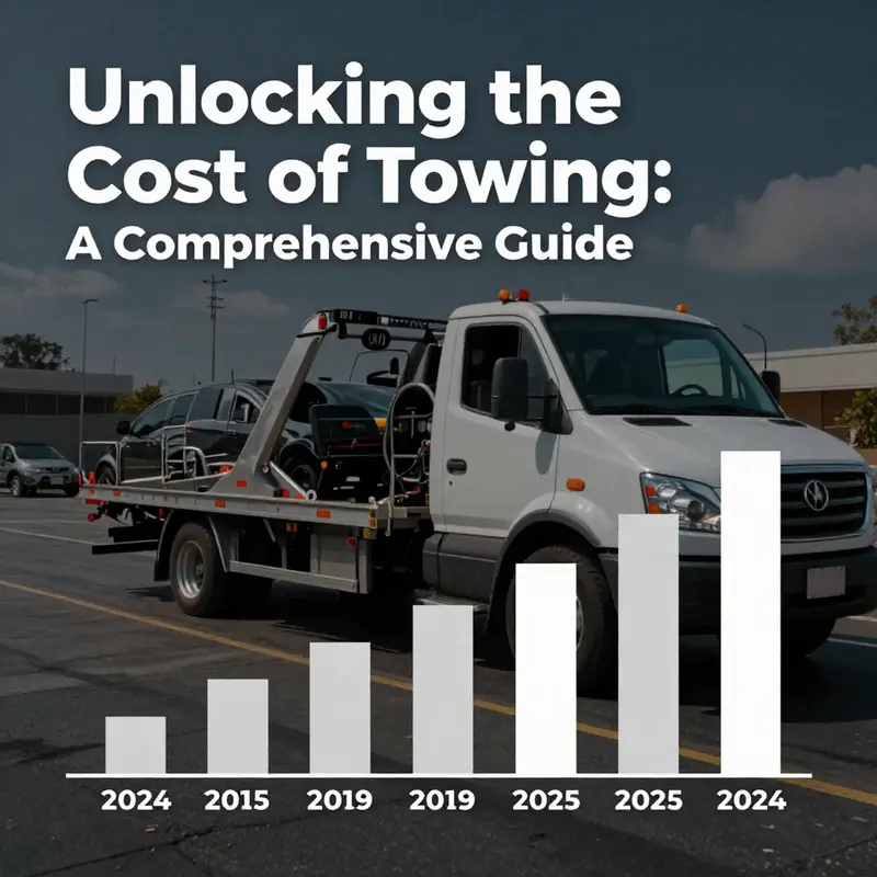 An infographic illustrating the various pricing models for different tow truck types.