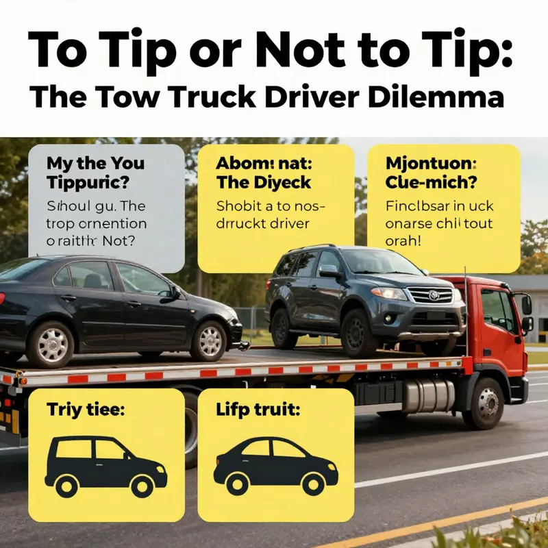 A tow truck driver providing roadside assistance, highlighting the importance of their service.