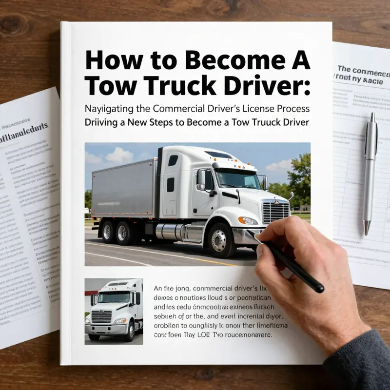 Understanding the critical age and license prerequisites for aspiring tow truck drivers.