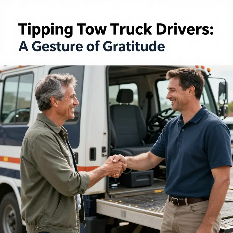 A tow truck driver providing assistance, highlighting the importance of their service.