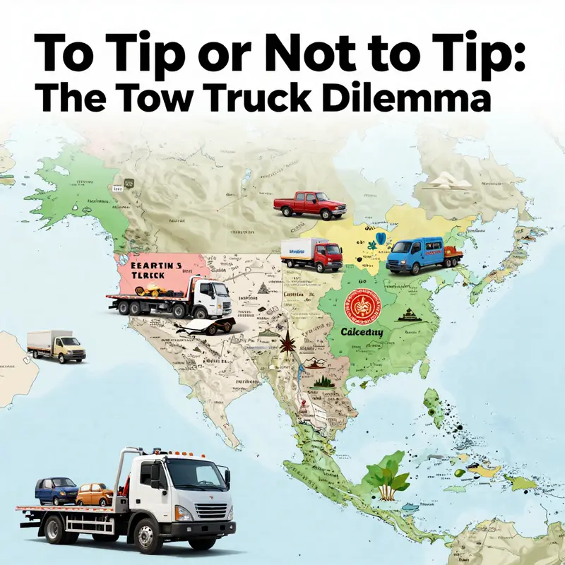 Navigating the uncertainty of whether to tip your tow truck driver.