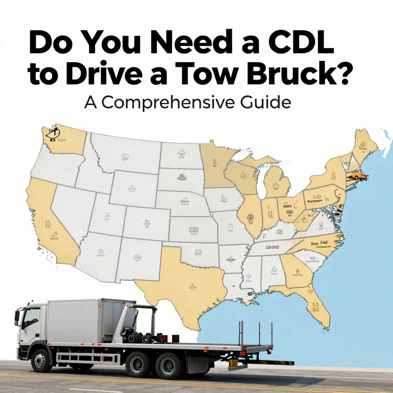 Exploring the basic CDL requirements crucial for operating tow trucks.