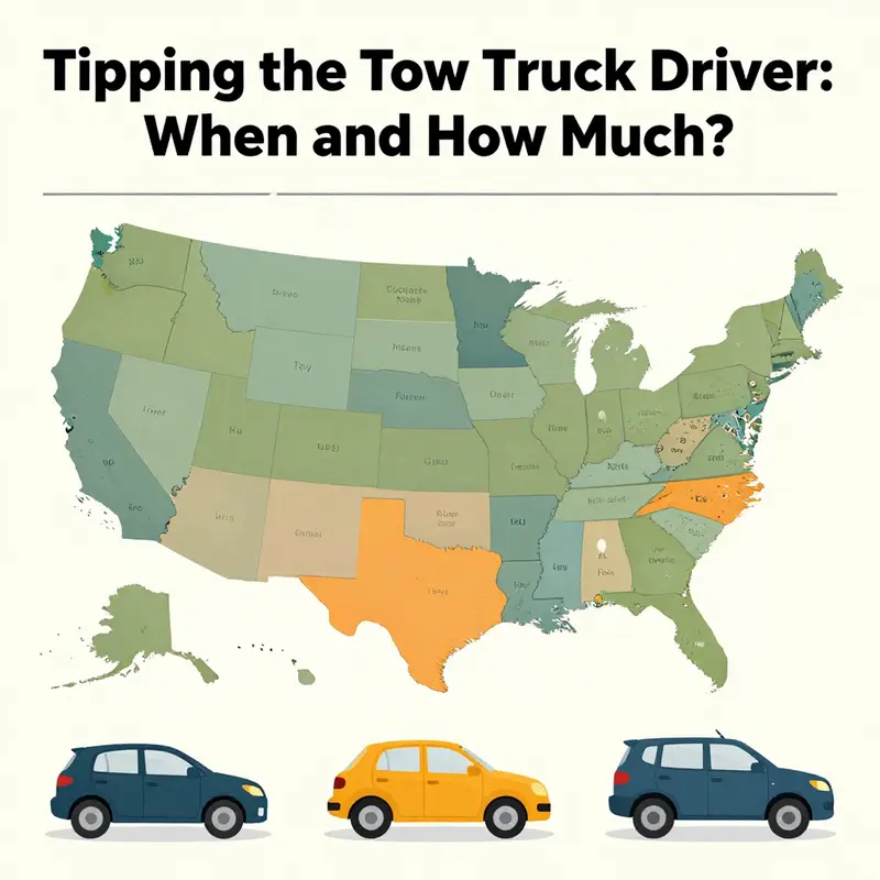 Tow Truck Driver Assisting a Stranded Motorist