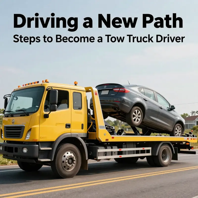 A dynamic view of a tow truck successfully rescuing a stranded vehicle, showcasing the essence of towing services.