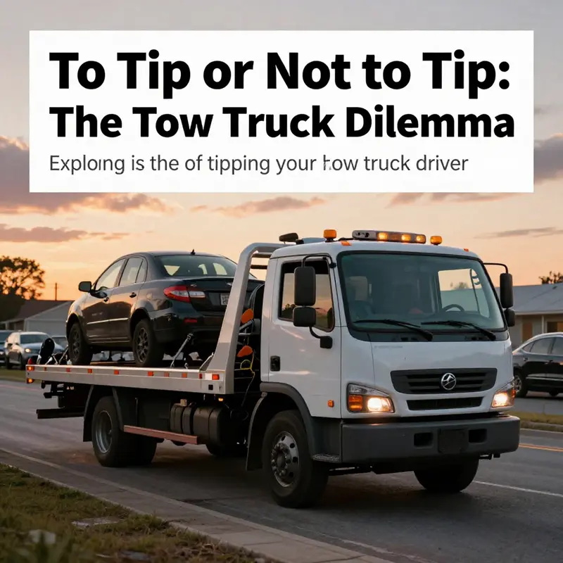 A tow truck actively assisting vehicles, symbolizing the dedication of drivers in their service roles.