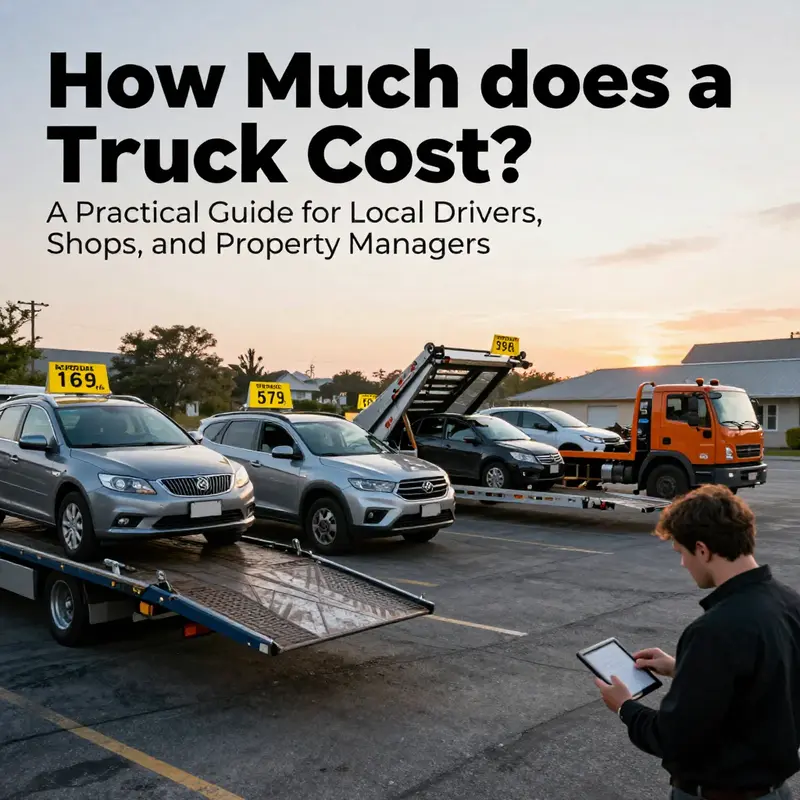 Overview of price drivers and total cost of ownership across tow truck types.
