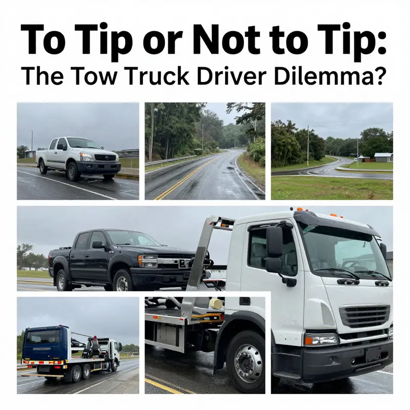 A tow truck driver providing roadside assistance, highlighting the importance of their service.