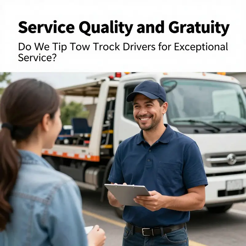 Understanding the norms around tipping tow truck drivers.