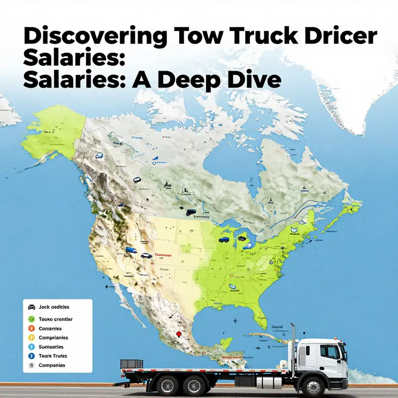 Tow truck drivers in Canada display their diverse roles and regional salaries.