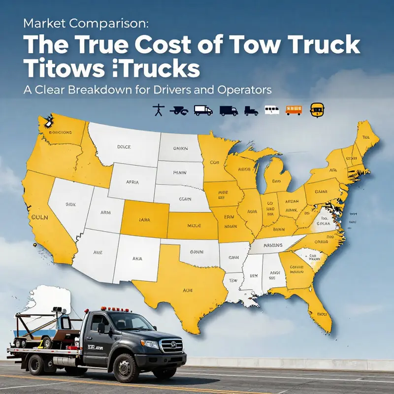 Different types of tow trucks: light-duty, medium-duty, and heavy-duty.