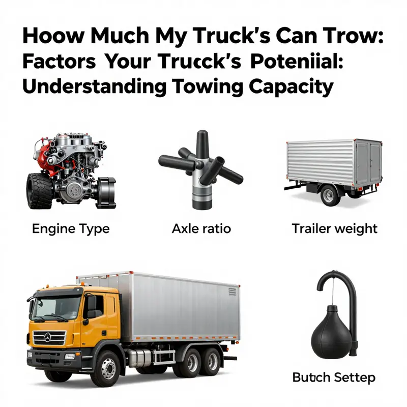 Different truck models and configurations that influence towing capacity.