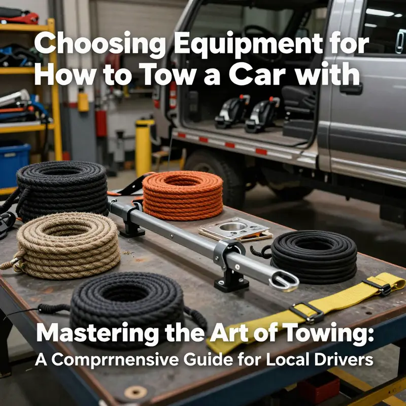 Inspection of vehicle safety before towing, ensuring all systems are functioning correctly.