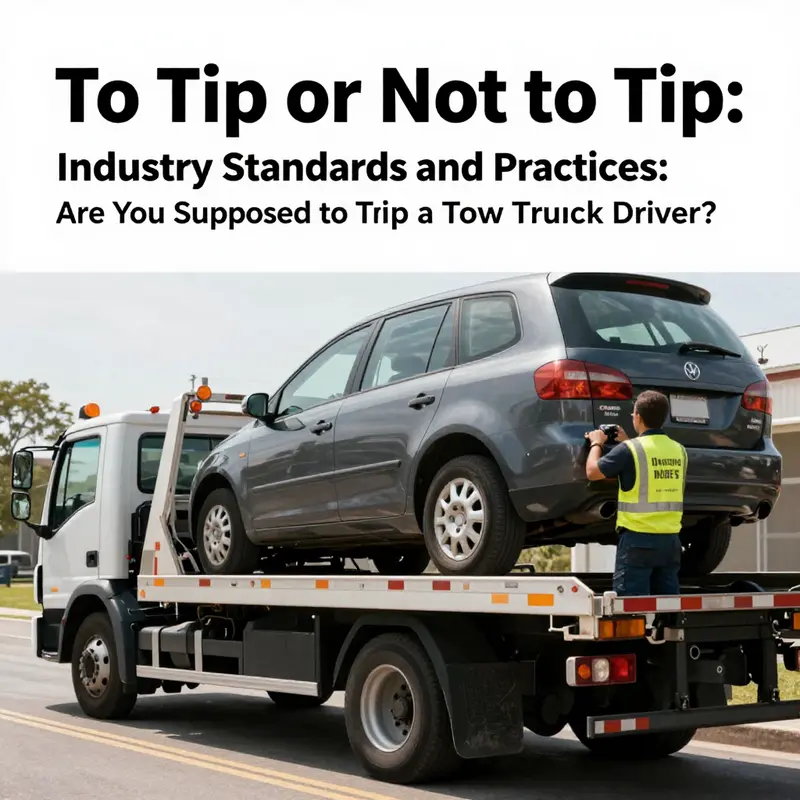 Exploring the norms surrounding tipping in the towing industry.