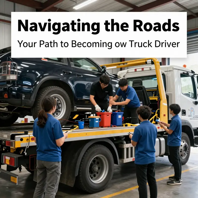 Understanding age and licensing requirements is crucial for aspiring tow truck drivers.