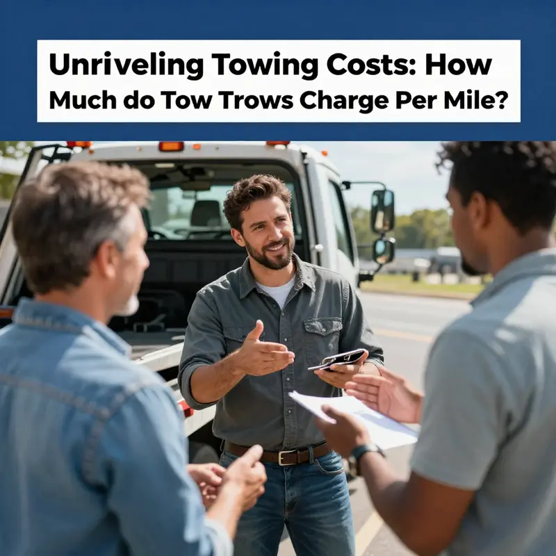 Infographic detailing standard tow truck pricing models.