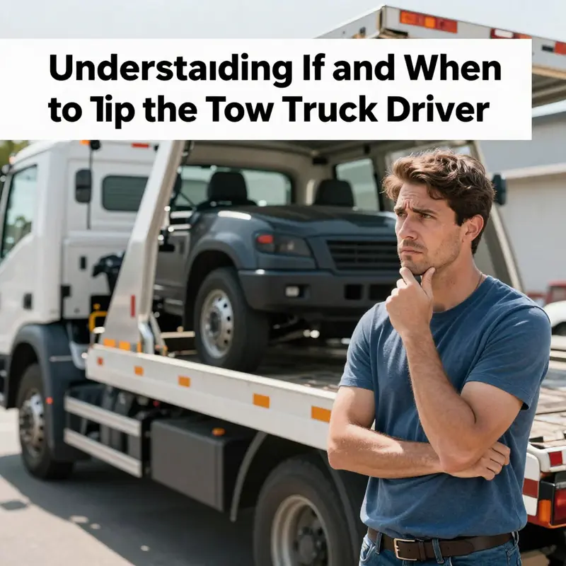 A driver reflects on the tipping decision after roadside assistance.