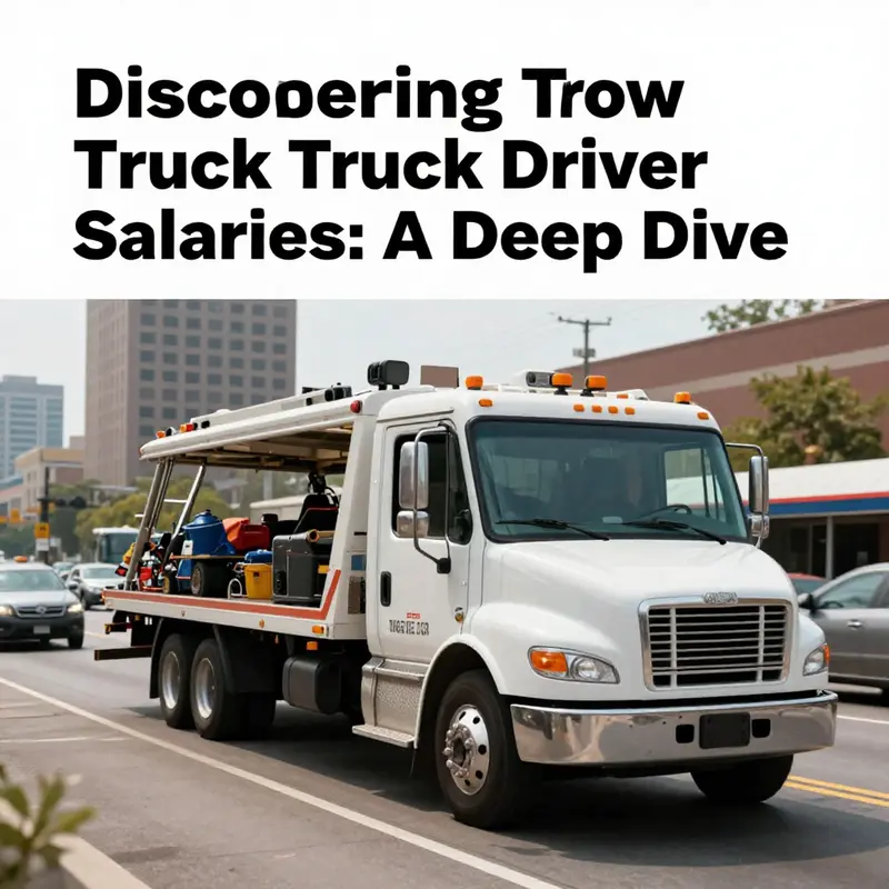 Tow truck drivers in Canada display their diverse roles and regional salaries.