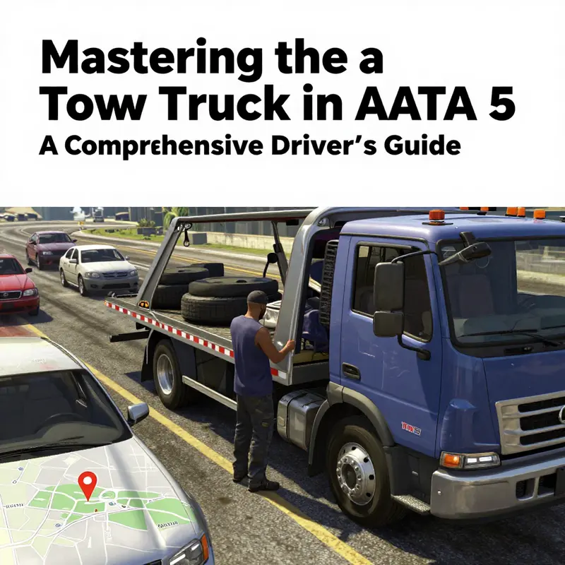 Acquiring a tow truck at Los Santos Customs in GTA 5.