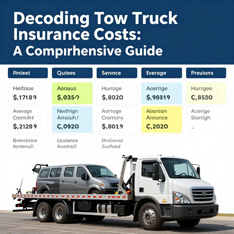 Mechanics assess the condition of tow trucks, considering key factors in insurance cost determination.