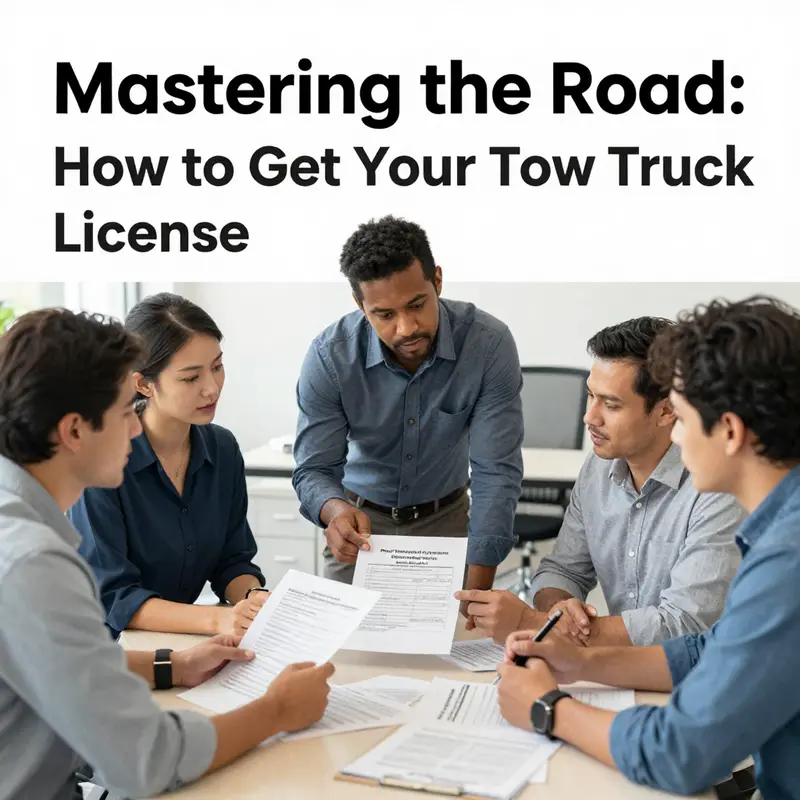 Obtaining the appropriate driver’s license is the first step toward getting a tow truck license.