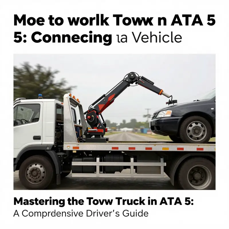 Acquiring a tow truck at Los Santos Customs in GTA 5.