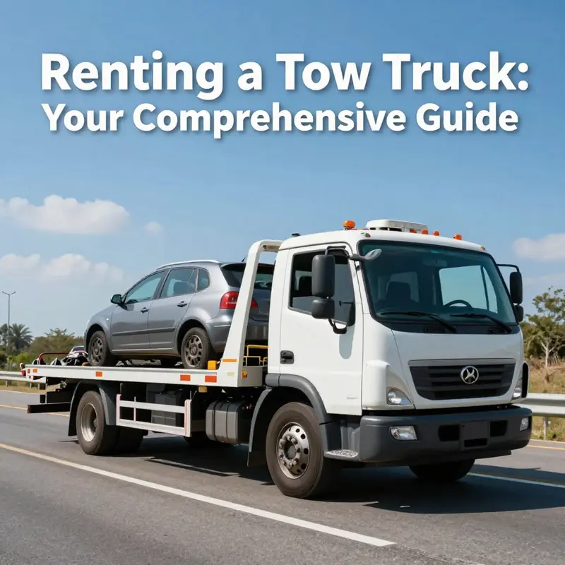 A tow truck helping a stranded vehicle on the highway, showcasing the importance of towing services.