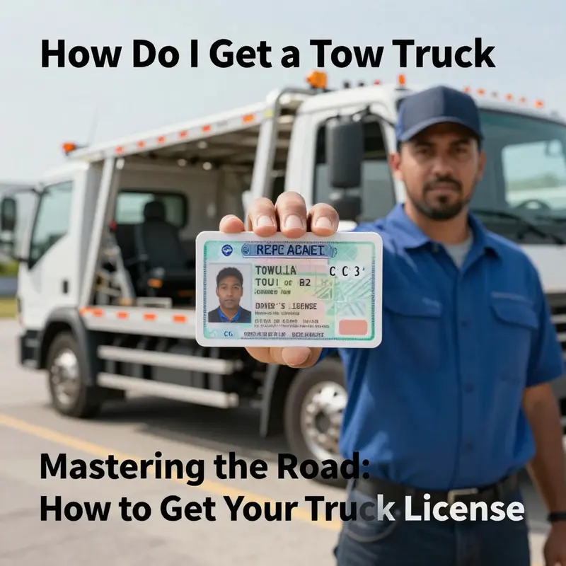 Obtaining the appropriate driver’s license is the first step toward getting a tow truck license.