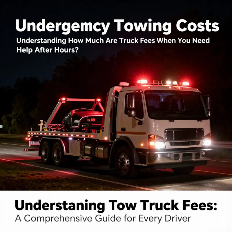 A local tow truck ready for a short-distance service in a bustling city environment.