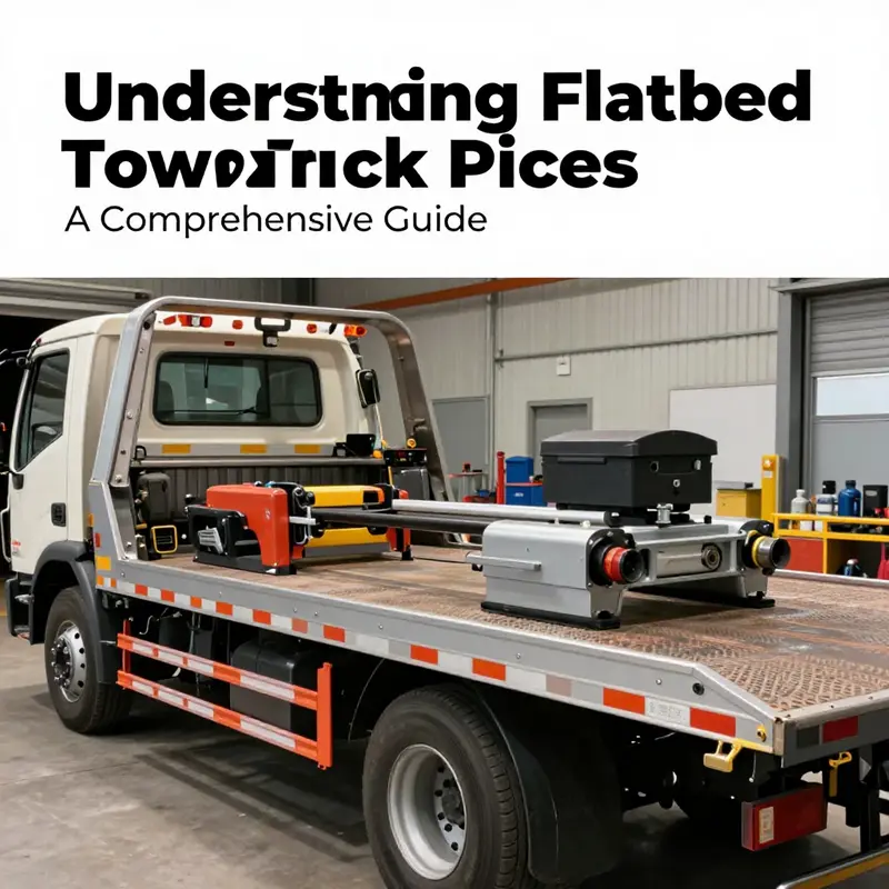 A visual representation of the price ranges for different models of flatbed tow trucks available in 2026.