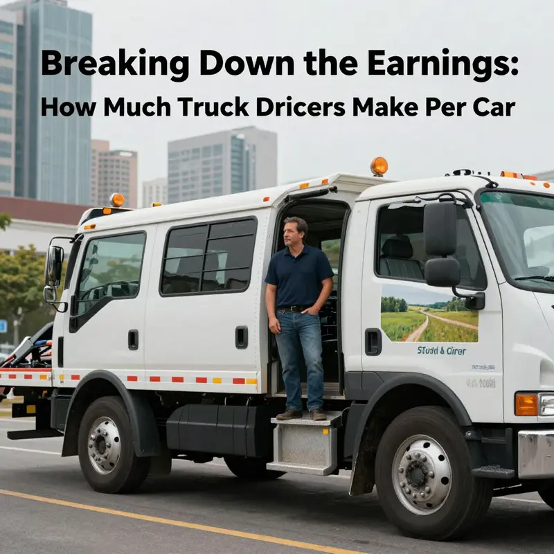 Exploring pay structures for tow truck drivers.
