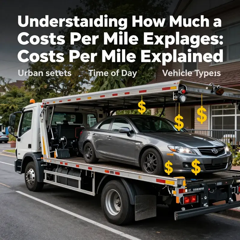 Understanding the basic charges associated with tow truck services.