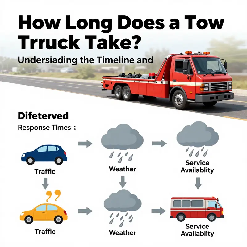 A tow truck arrives promptly to assist a stranded vehicle on a bustling street.